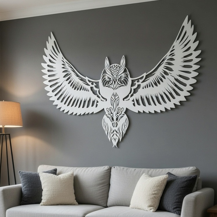 Сова з крилами